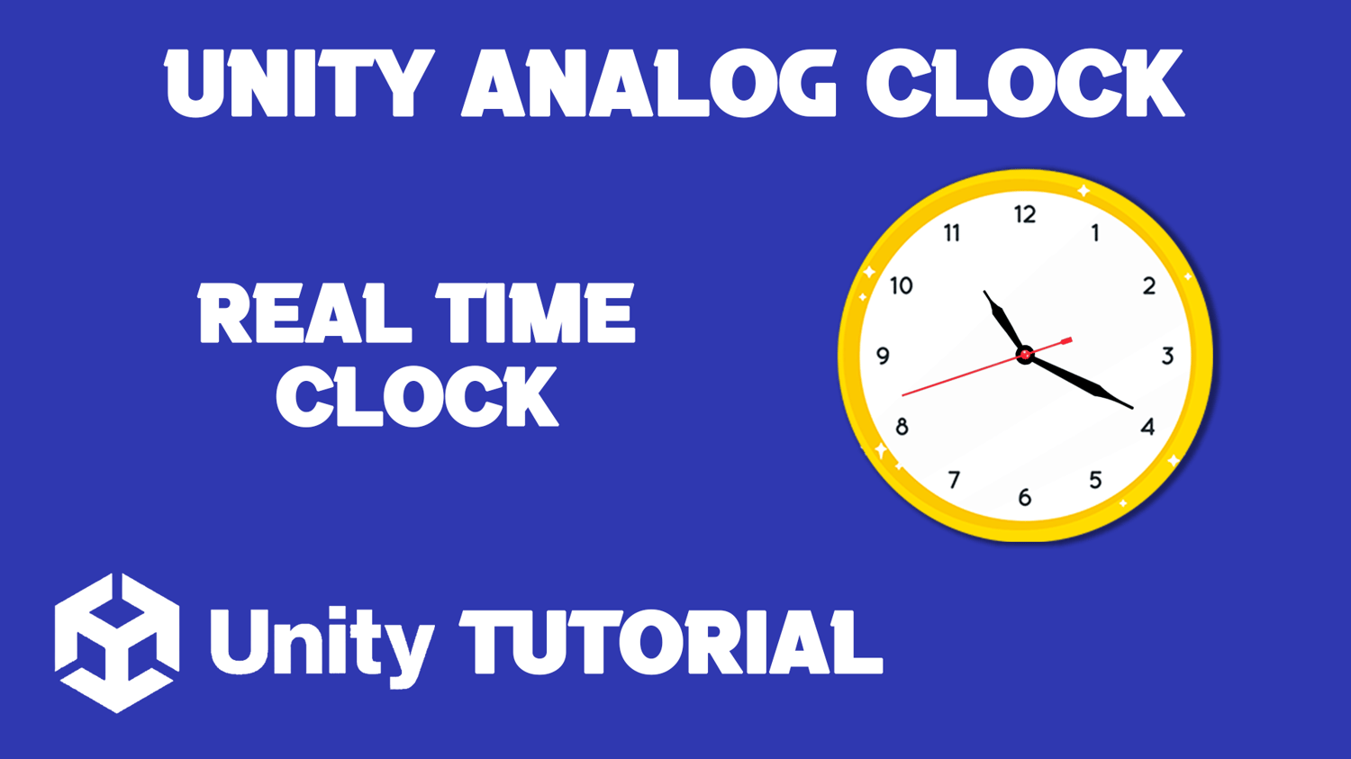 unity analog clock tutorial how to make analog clock in unity