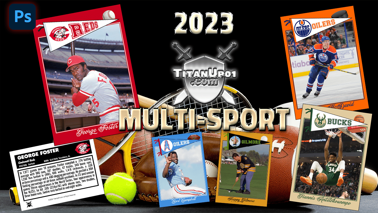 2023 TitanUp01 Multi-Sport Photoshop PSD Templates