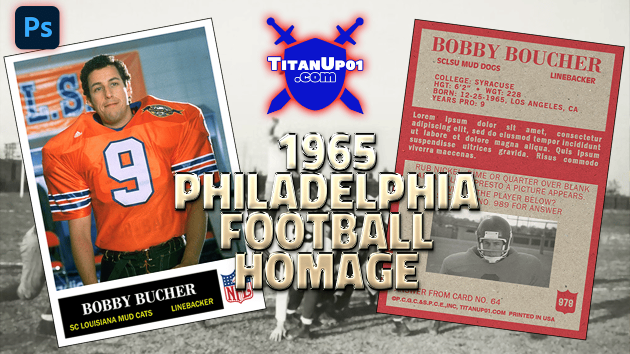1965 Philadelphia Football Homage Photoshop PSD Templates