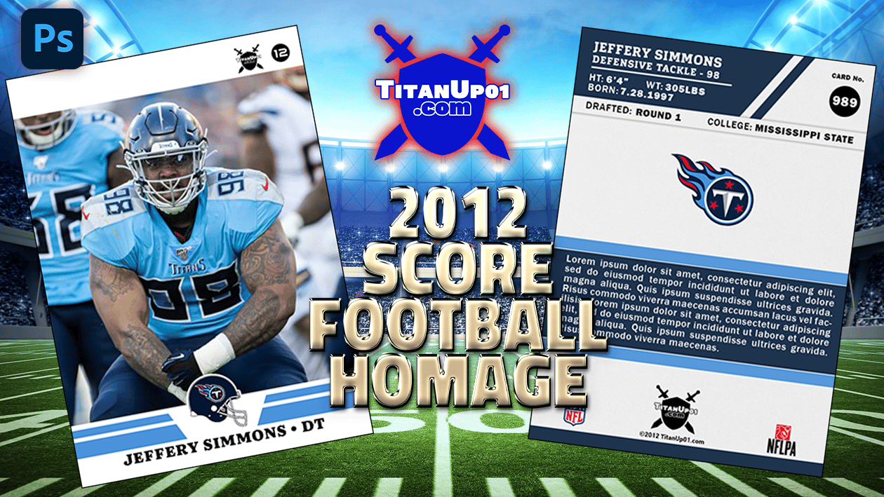 2012 Score Football Homage Photoshop PSD Templates