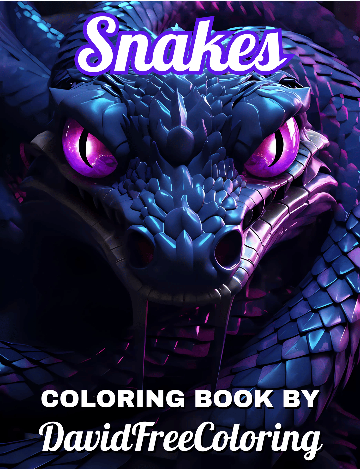 Snakes Coloring Book is a coloring book for adults with 40 Beautiful Snakes images to color creatively, both through the download of PNG and PDF files. Snakes Coloring Book Snakes Coloring Image for Adult Coloring Pages Snakes printable coloring book gift