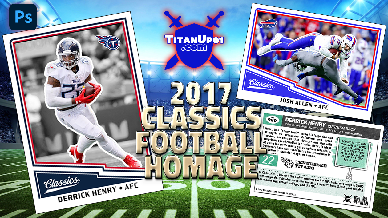 2017 Classics Football Homage Photoshop PSD Templates