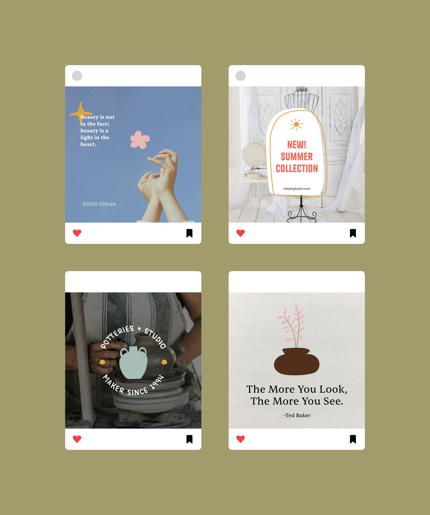 Image may contain: social media posts using bohemian as known as boho style with simple illustration