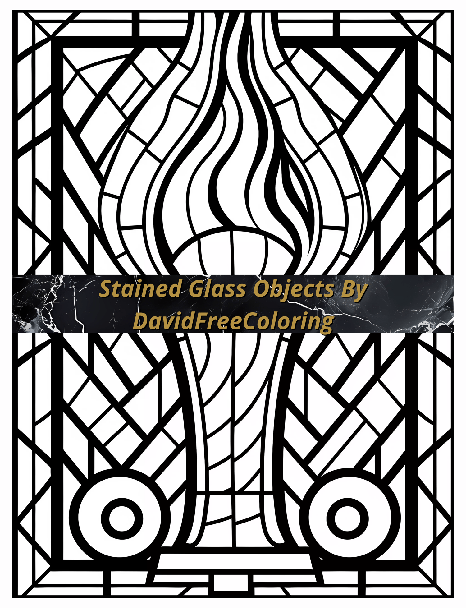 Stained Glass Objects Coloring Book is a coloring book for adults with 80 Objects images in Stained Glass Look: anchors, crowns, torches, and more. Have fun coloring them creatively, both through the download of PNG and PDF files. Objects Stained Glass Co