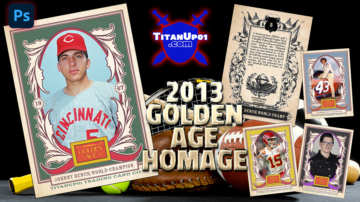 2013 Golden Age Multi-Sports Homage Photoshop PSD Templates