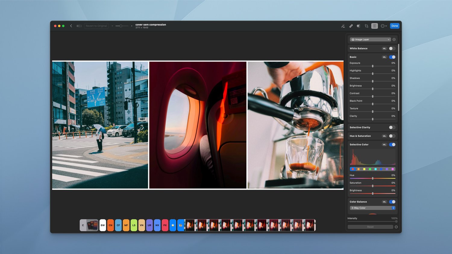 pixelmator and photomator blogpost about its comparison against lightroom