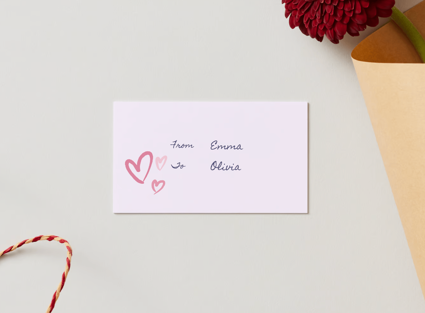 Customizable Cheers to Loves Gift/Favor Tag| Digital Canva Template. Mock card back view