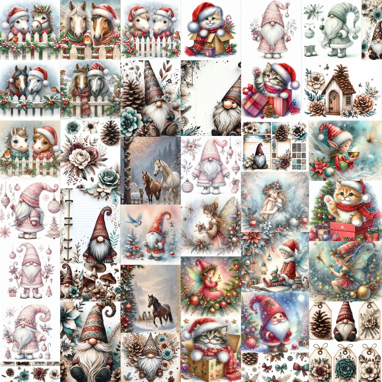 Home Decor: Great for designing items like throw pillows, blankets, or wall art that bring the holiday spirit into any room.