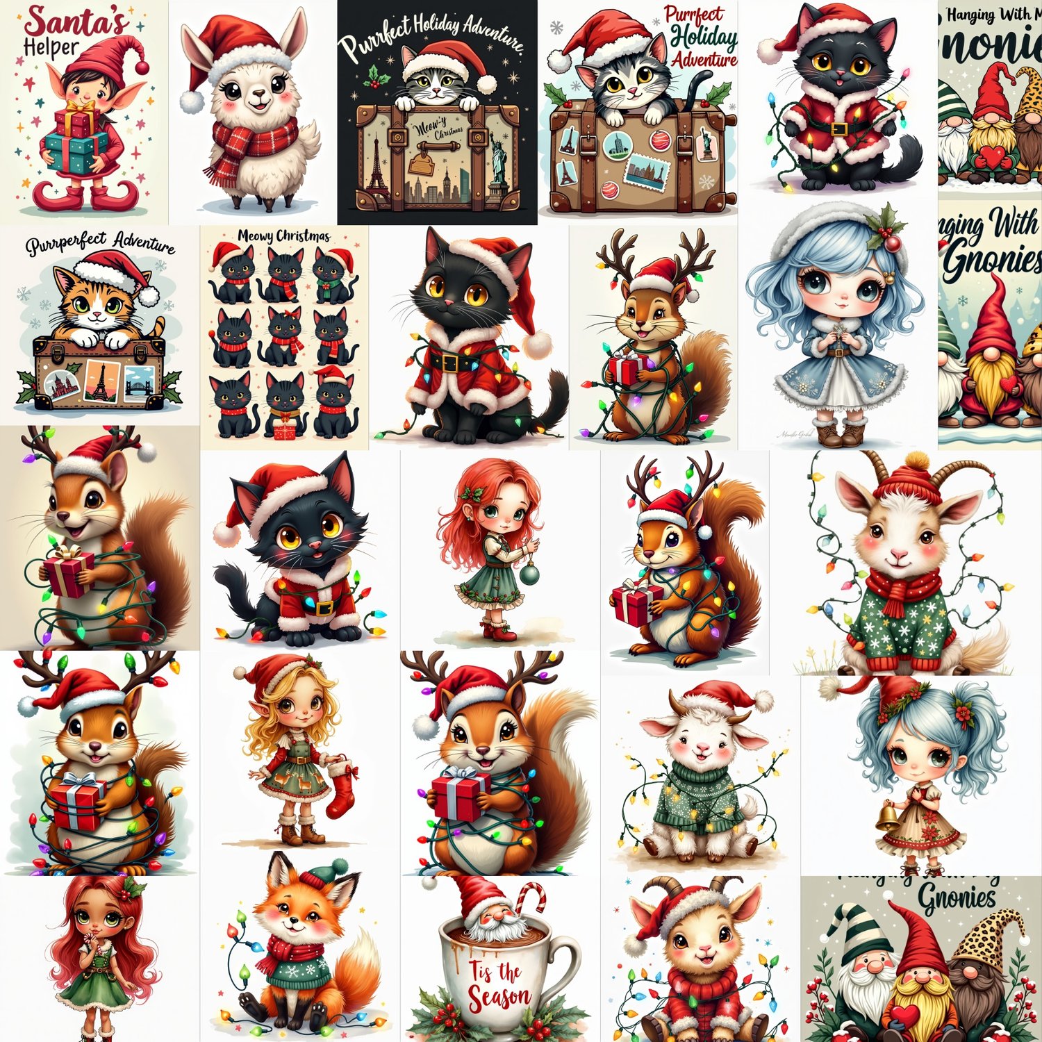 Junk Journaling and Scrapbooking: Perfect for embellishing your holiday-themed journaling, scrapbooks, or DIY projects with a touch of whimsy and charm.