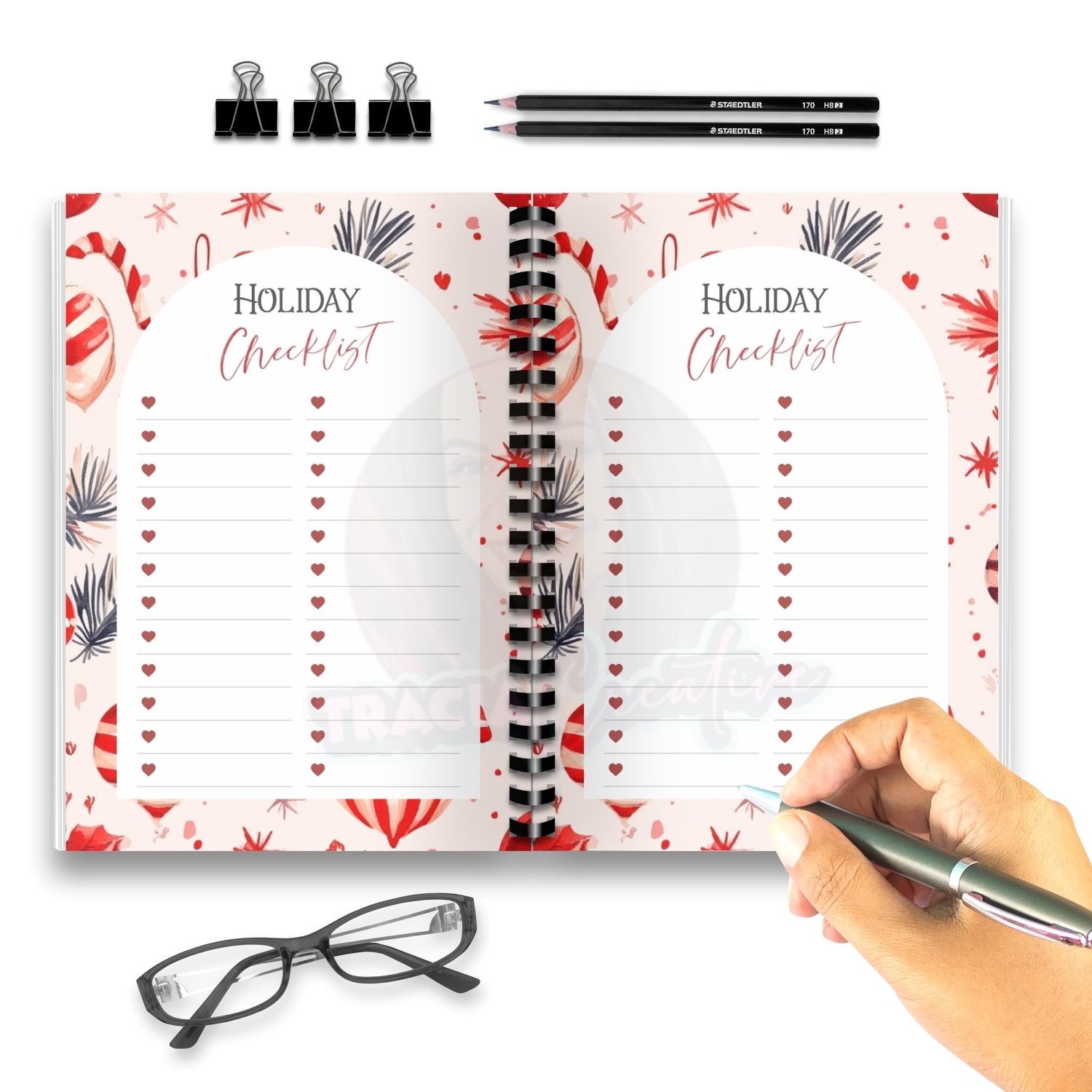 Christmas Holiday Checklist | A6 Planner Insert PDF