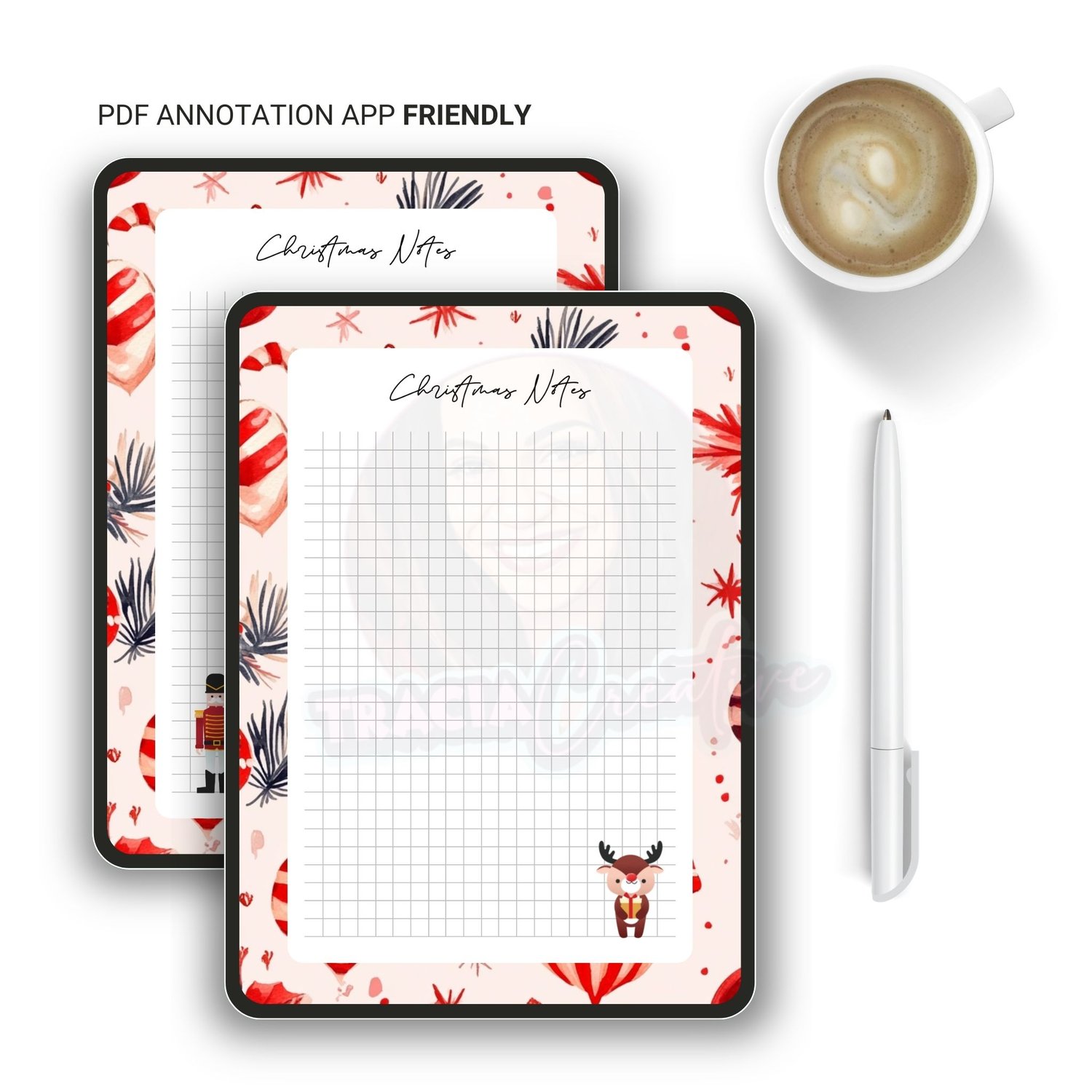 Christmas Notes Planner Insert | A5 PDF Download