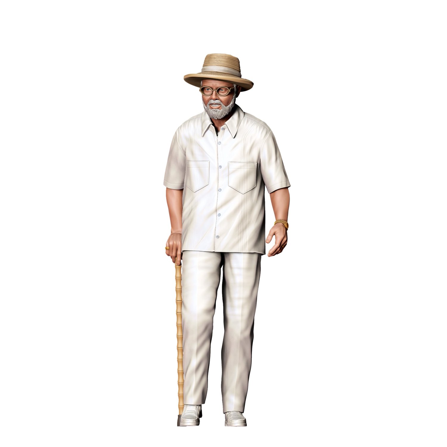 3DP Miniatures, jurassic park John Hammond Richard Attenborough, STL Files, 3D print Files