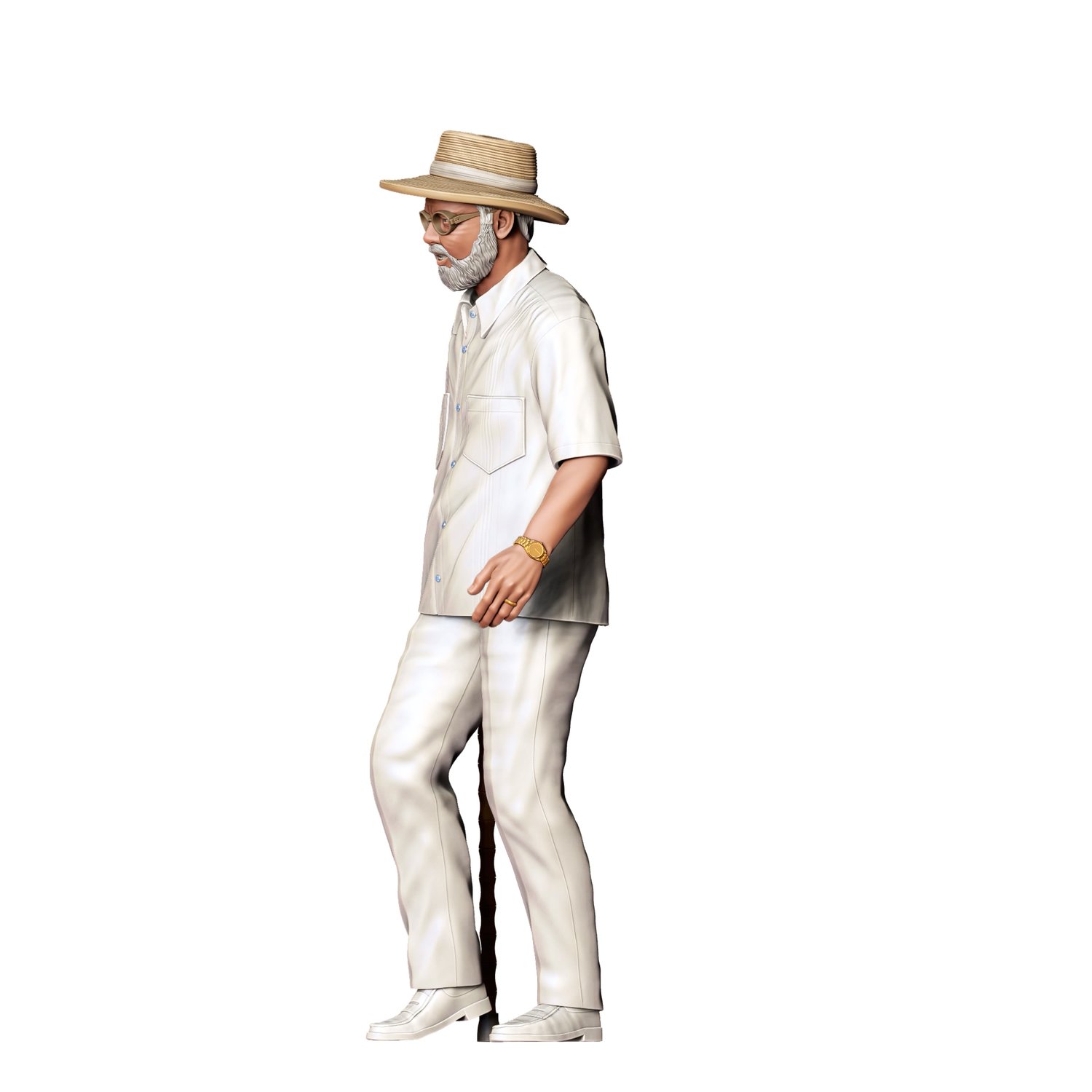 3DP Miniatures, jurassic park John Hammond Richard Attenborough, STL Files, 3D print Files