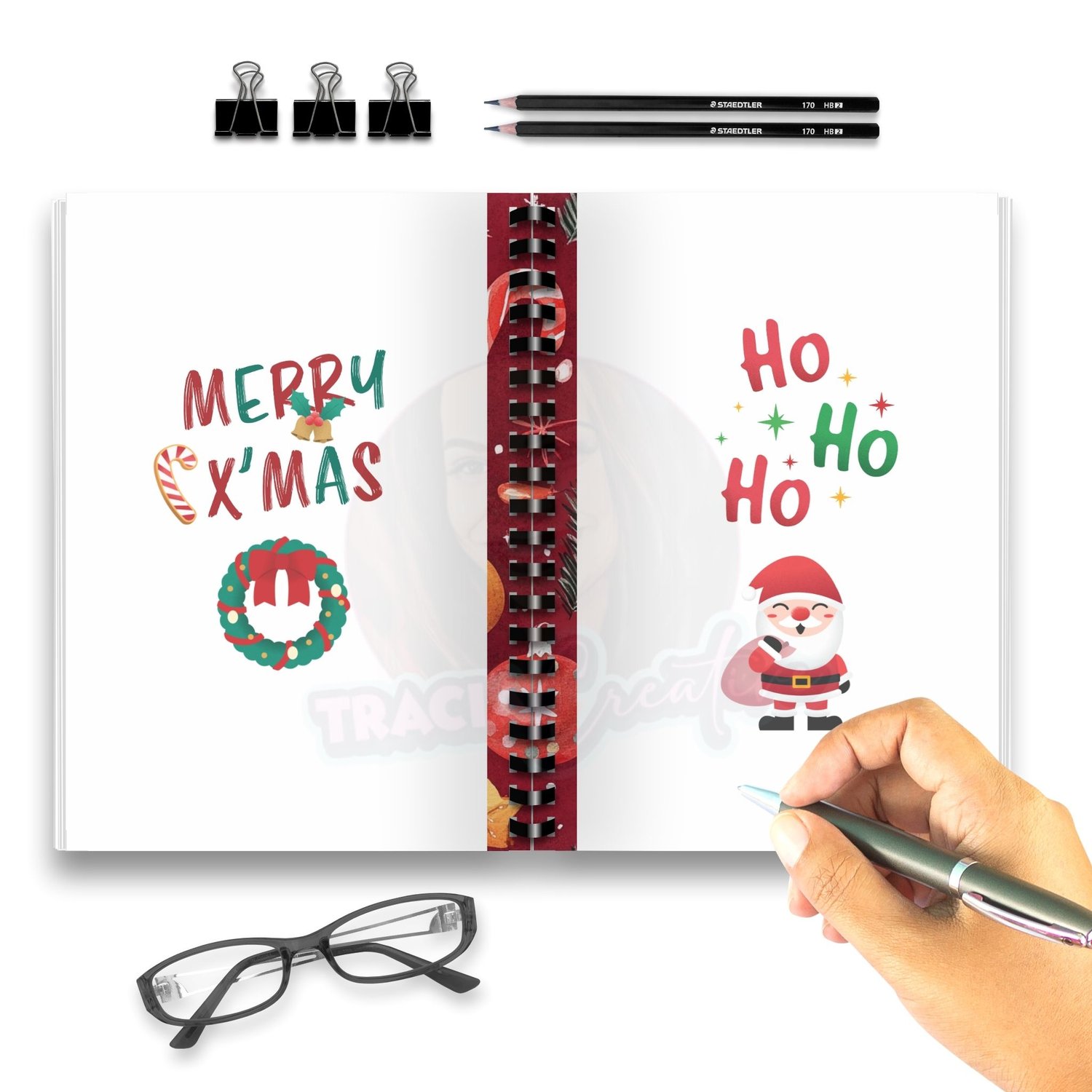 Christmas Dashboard Cover | A5 Planner PDF