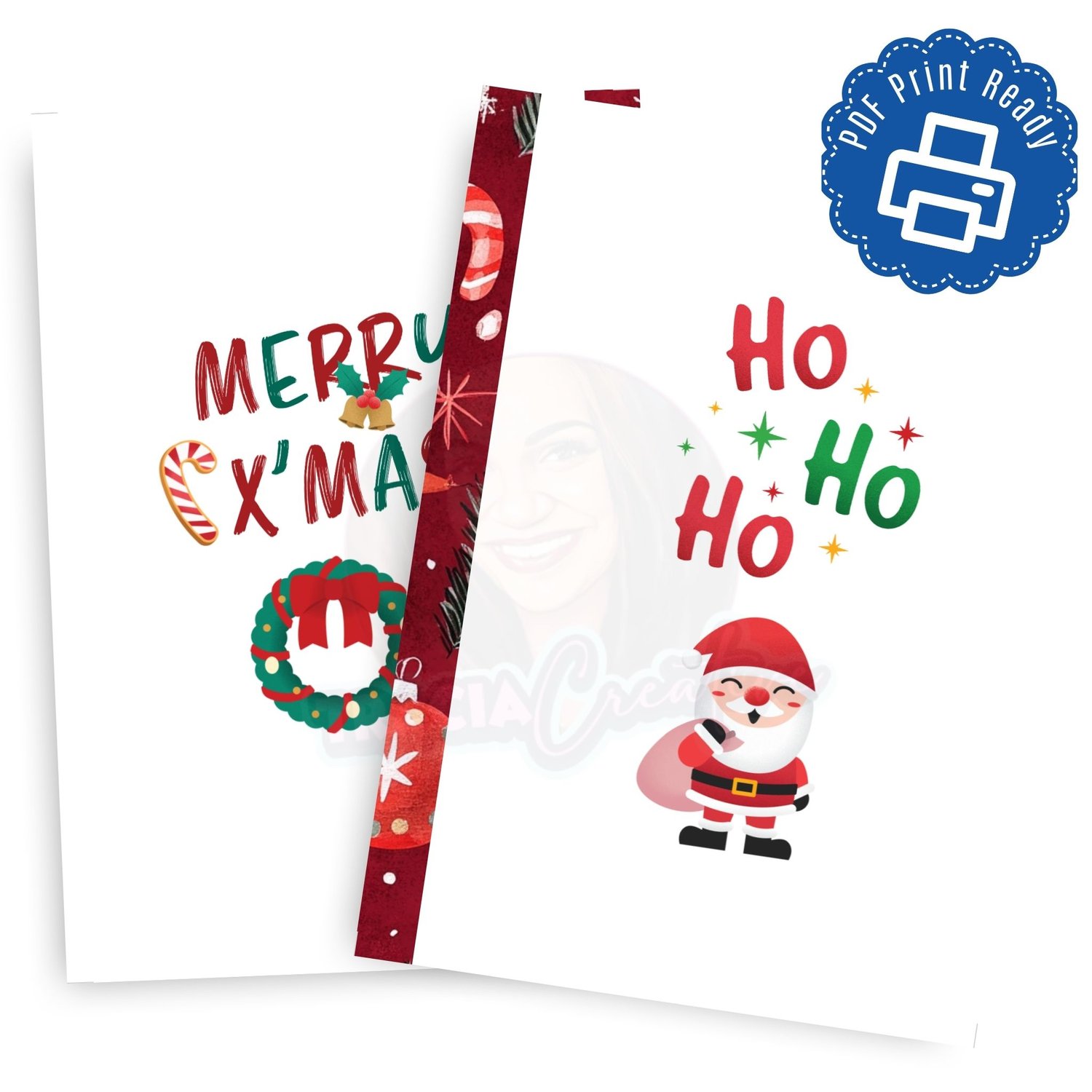 Christmas Dashboard Cover | A5 Planner PDF