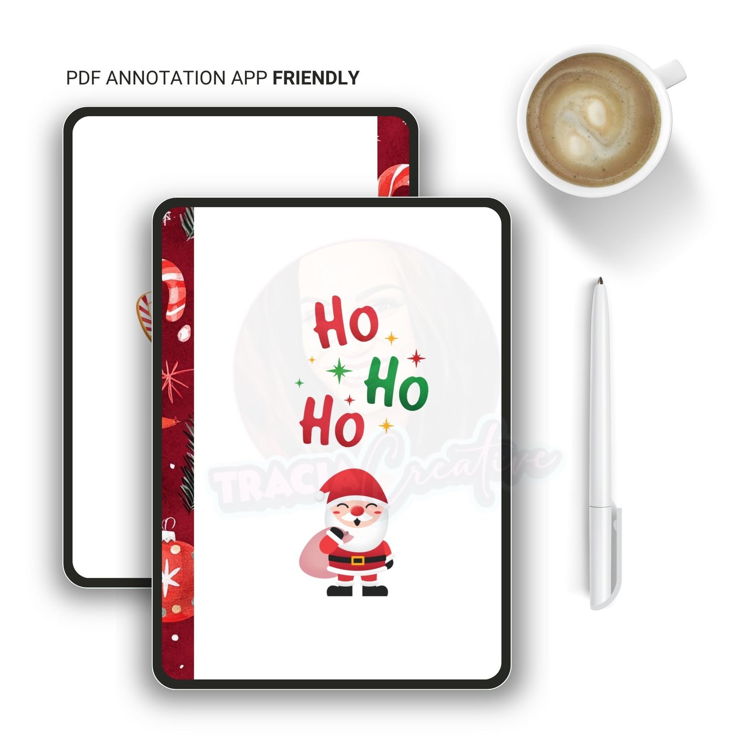 Christmas Dashboard Cover | A5 Planner PDF