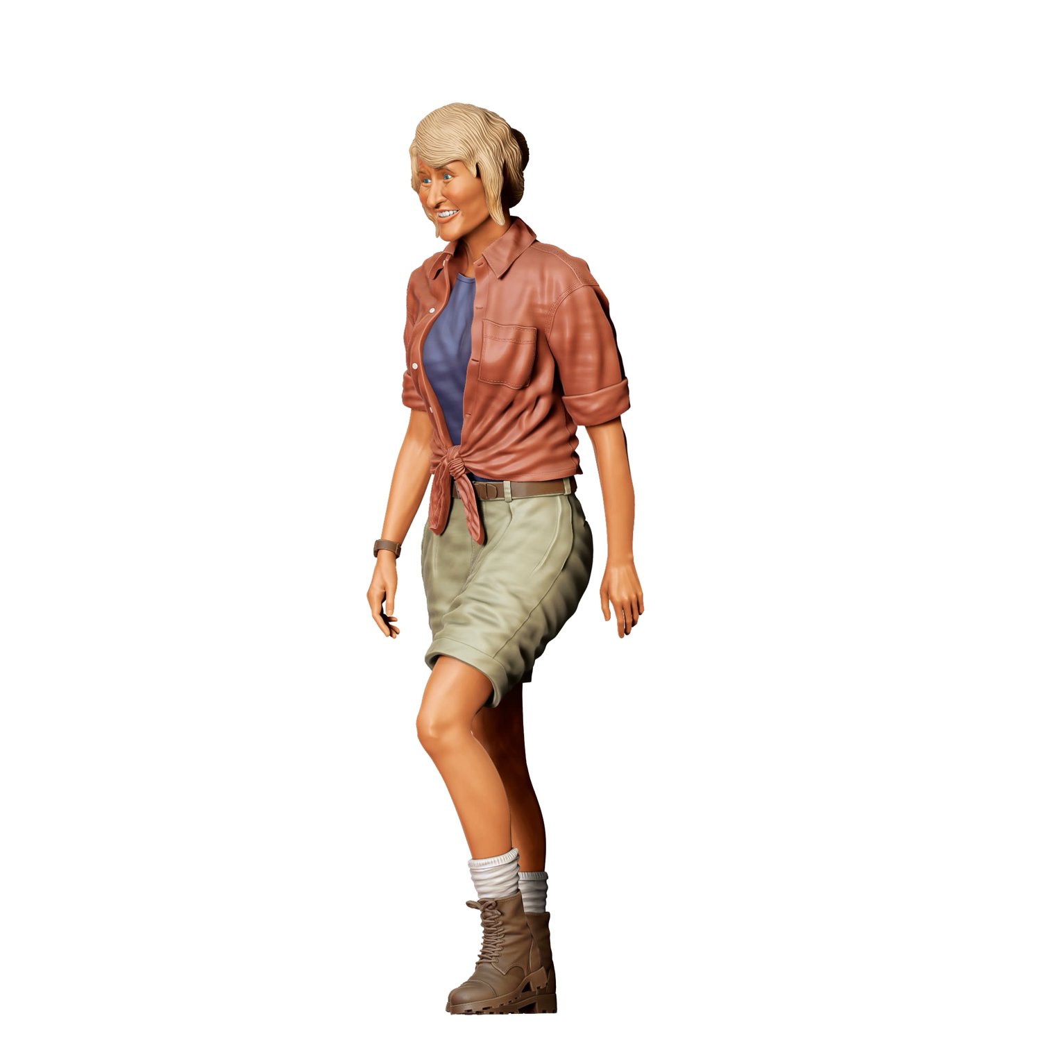 3DP Miniatures, Jurassic Park Ellie Sattler Laura Dern, STL Files, 3D print Files
