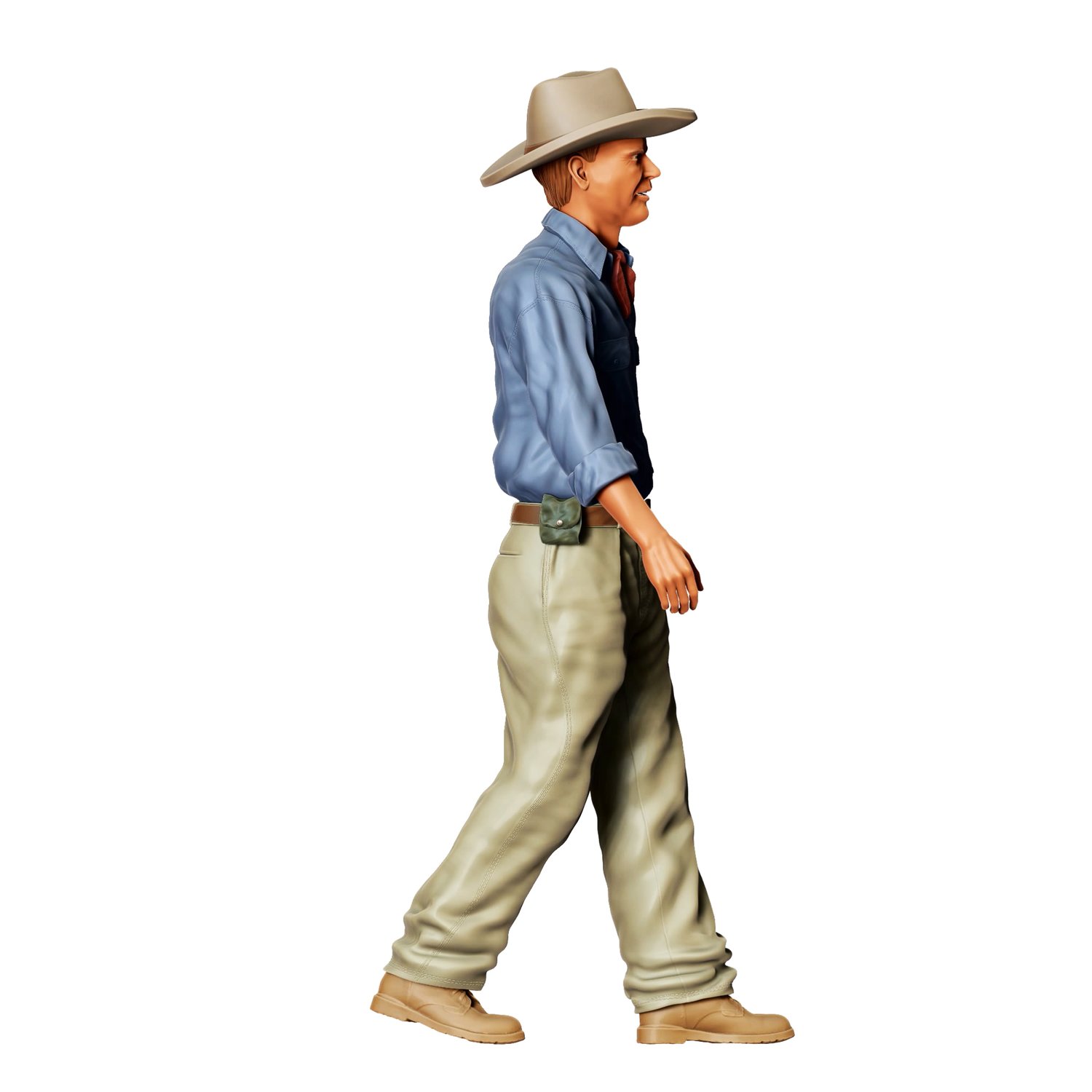 3DP Miniatures, Jurassic Park Alan Grant Sam Neill, STL Files, 3D Printable Files