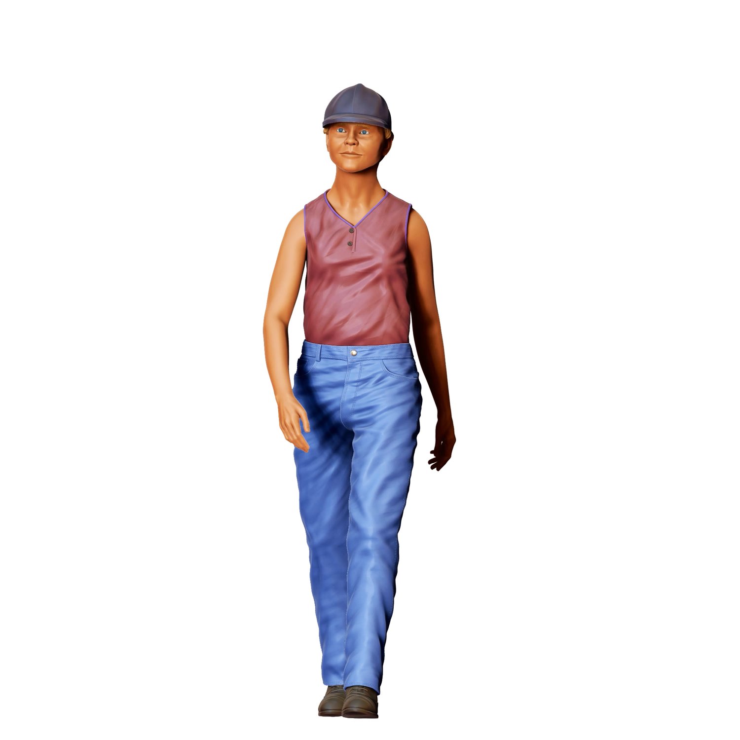 3DP Miniatures, Jurassic Park Lex Murphy Ariana Richards, STL Files, 3D Printable Files