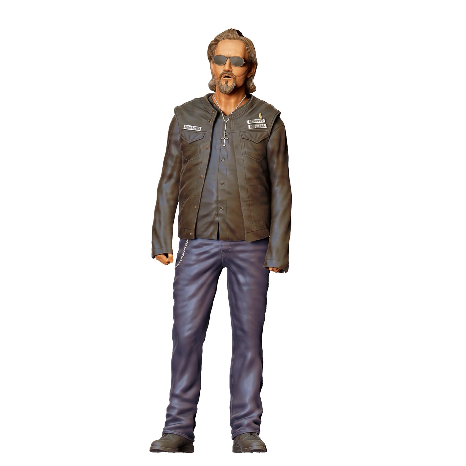 3dp Miniatures, Sons of Anarchy Chibs Telford Tommy Flanagan, STL Files, 3D Printable Files