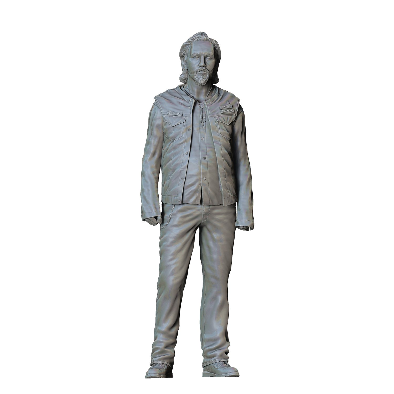 3dp Miniatures, Sons of Anarchy Chibs Telford Tommy Flanagan, STL Files, 3D Printable Files