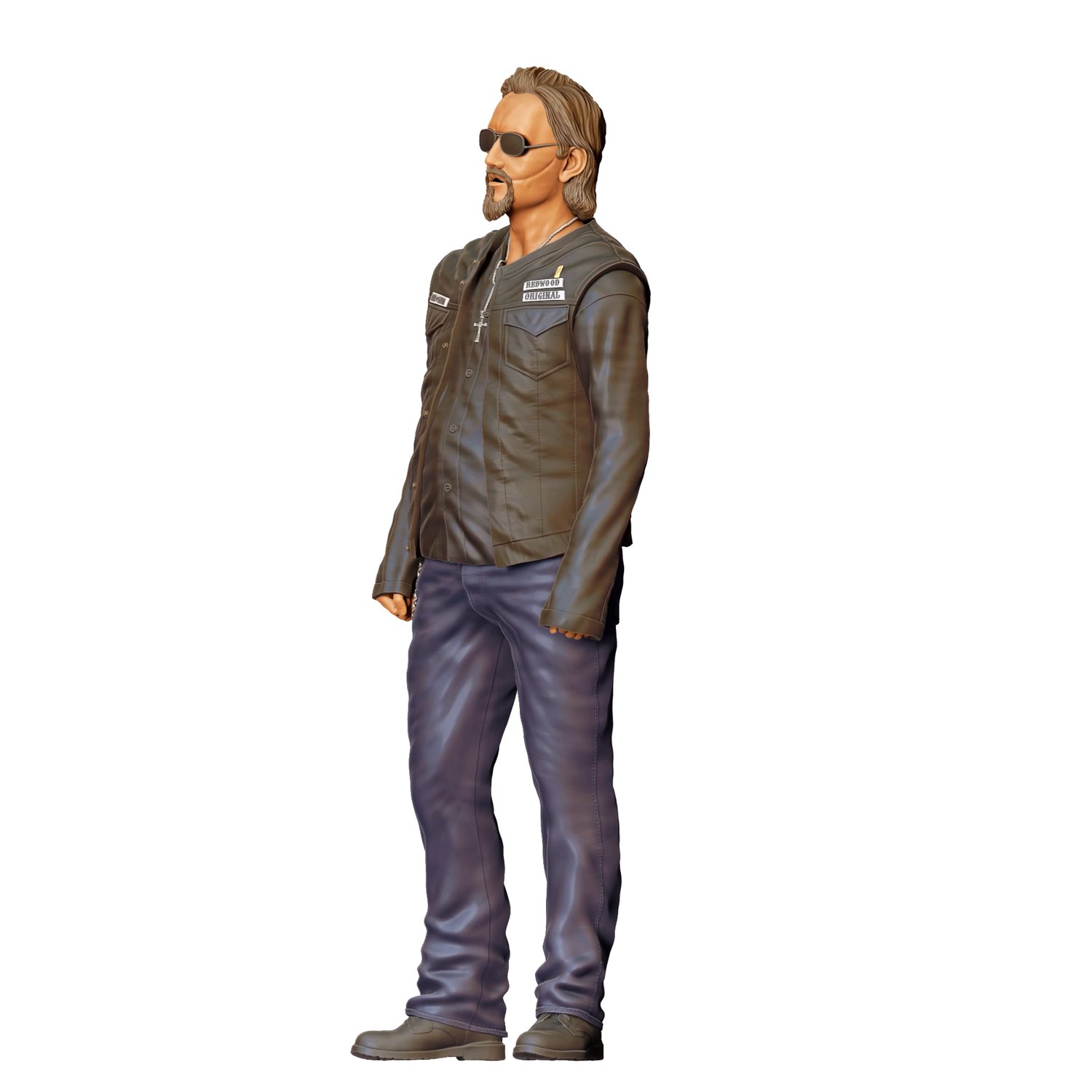 3dp Miniatures, Sons of Anarchy Chibs Telford Tommy Flanagan, STL Files, 3D Printable Files