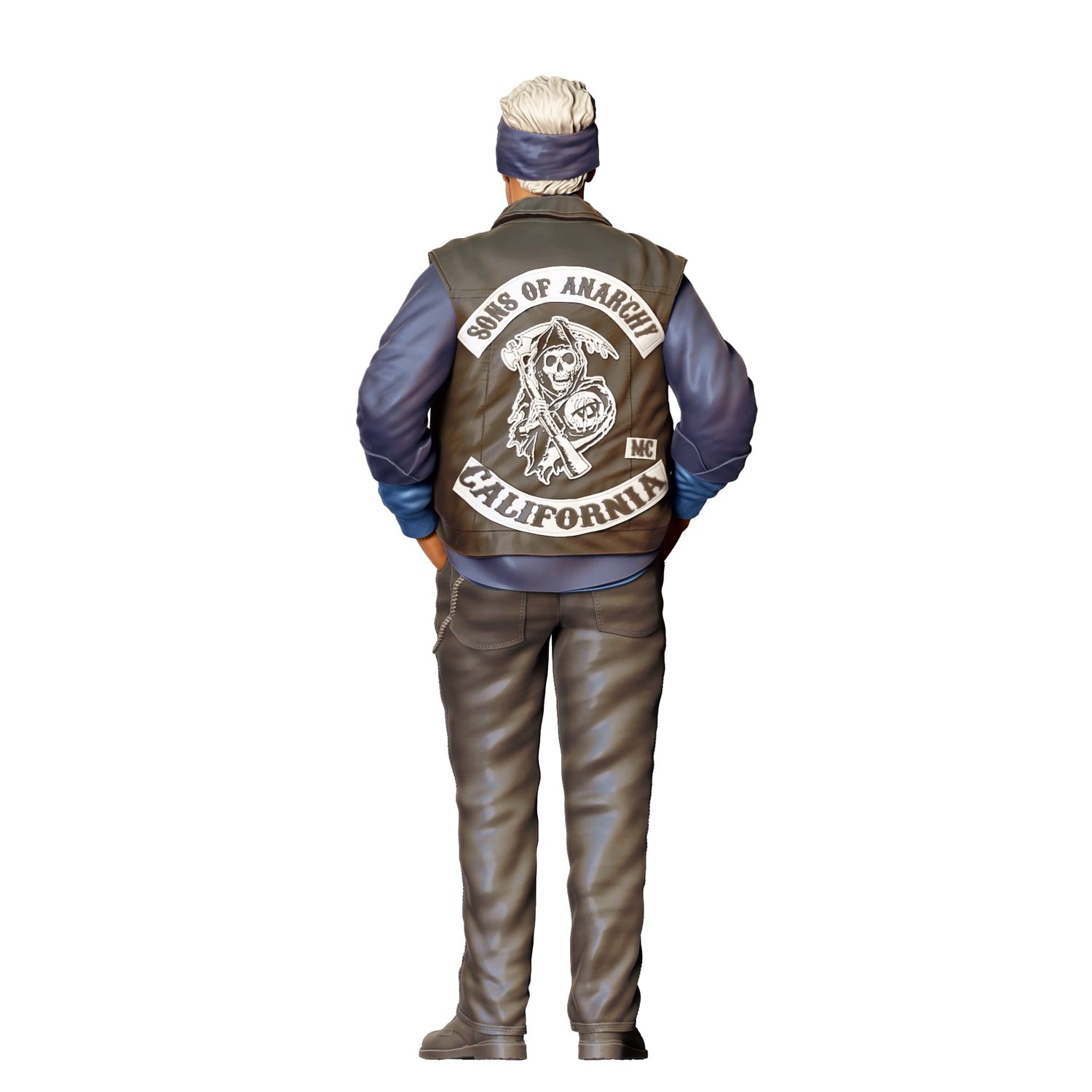 N3 Sons of Anarchy Clay Morrow Ron Perlman, 3dp Miniatures, STL Files