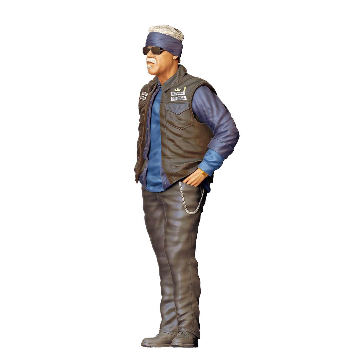 N3 Sons of Anarchy Clay Morrow Ron Perlman, 3dp Miniatures, STL Files
