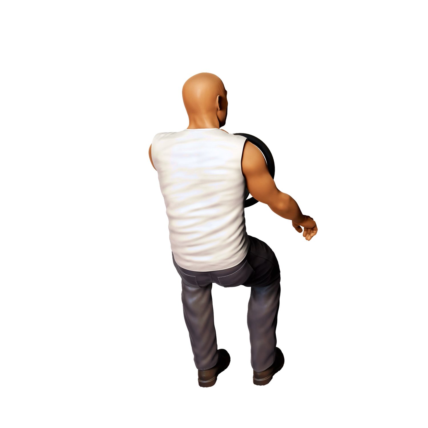 3dp Miniatures, Fast and Furious Sitting Dominic toretto, STL Files, 3D Printable Models