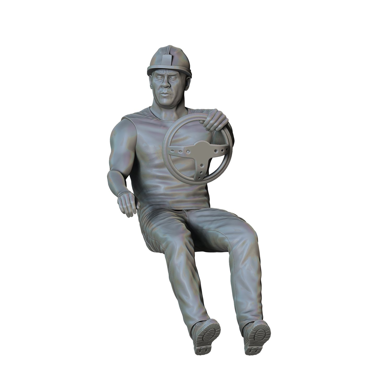 3dp Miniatures, Fast and Furious Sitting Dominic toretto, STL Files, 3D Printable Models