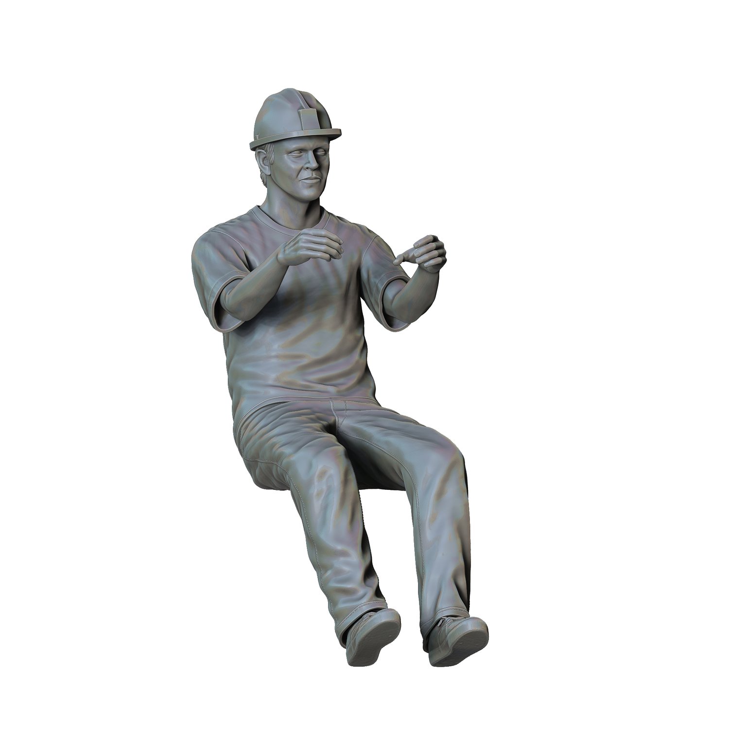 3DP Miniatures, Fast and Furious Sitting Brian OConner, STL Files, 3D Printable Files