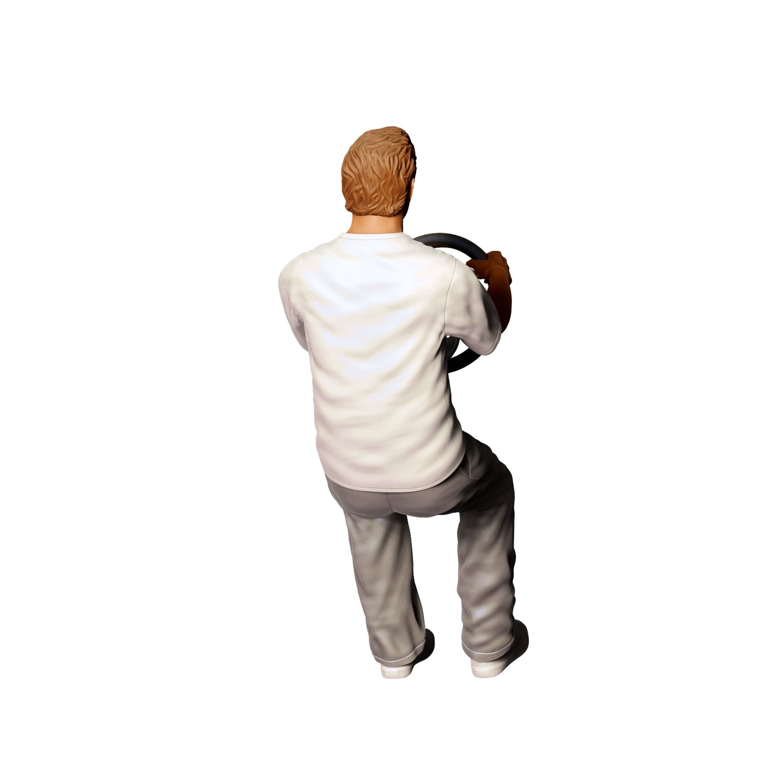 3DP Miniatures, Fast and Furious Sitting Brian OConner, STL Files, 3D Printable Files