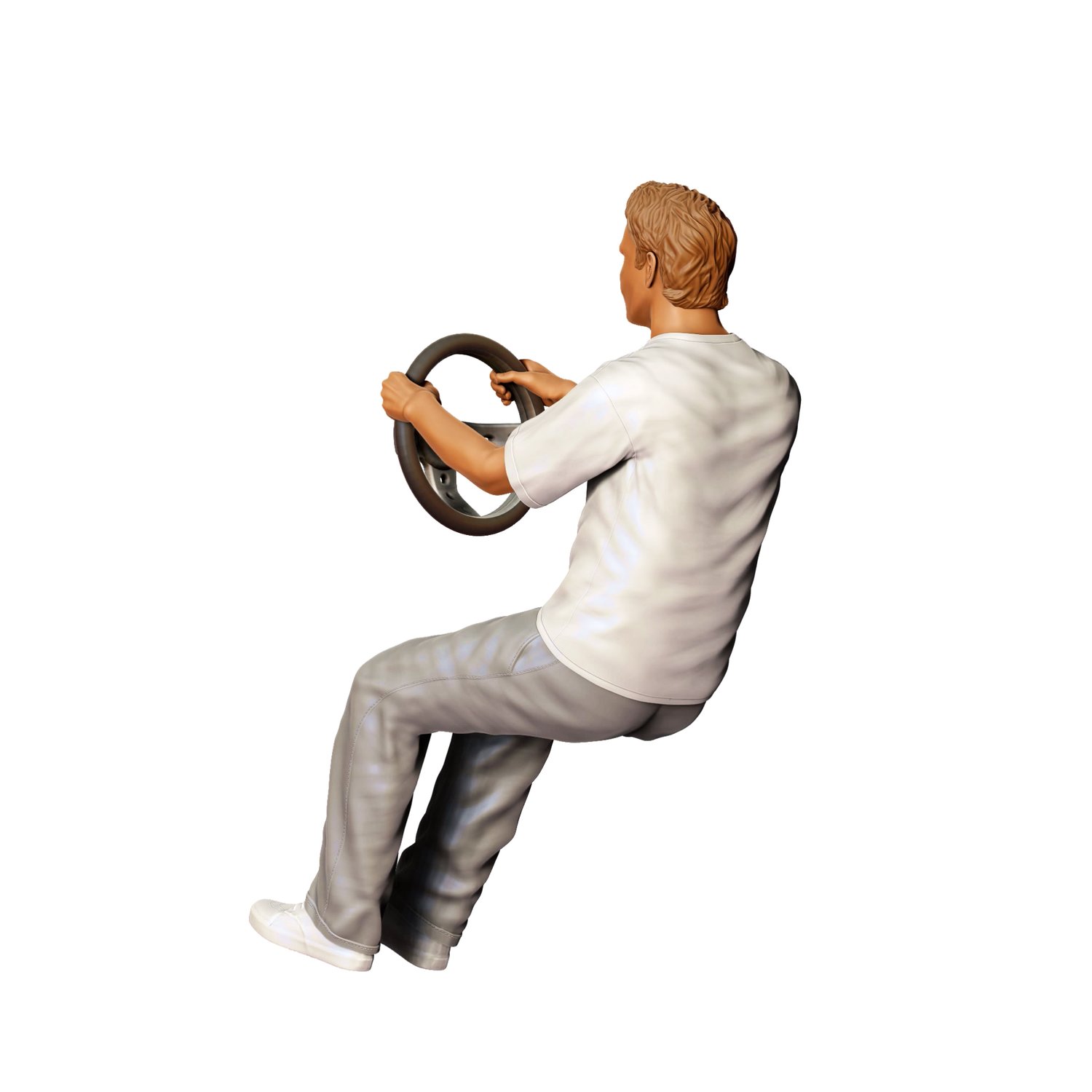 3DP Miniatures, Fast and Furious Sitting Brian OConner, STL Files, 3D Printable Files