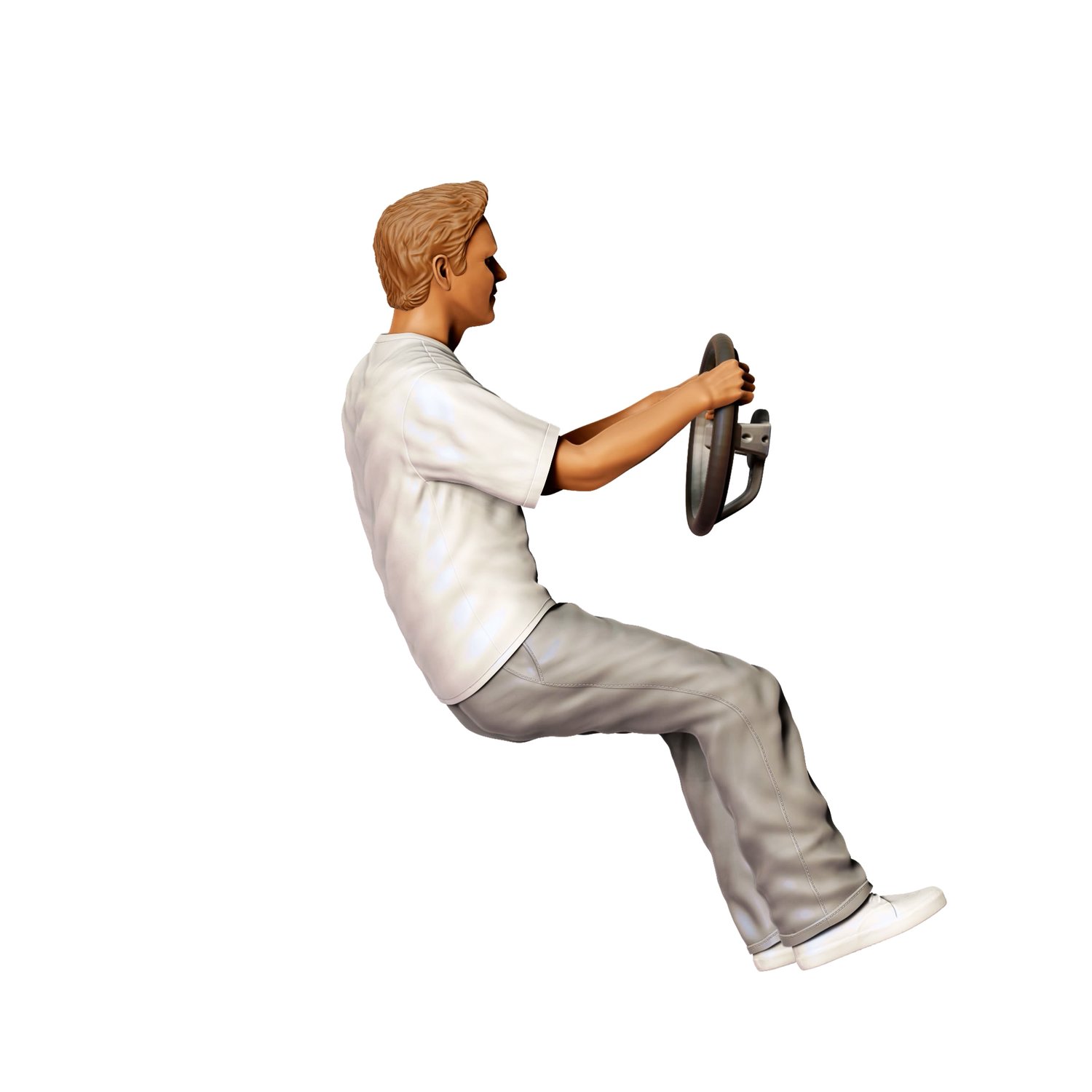 3DP Miniatures, Fast and Furious Sitting Brian OConner, STL Files, 3D Printable Files