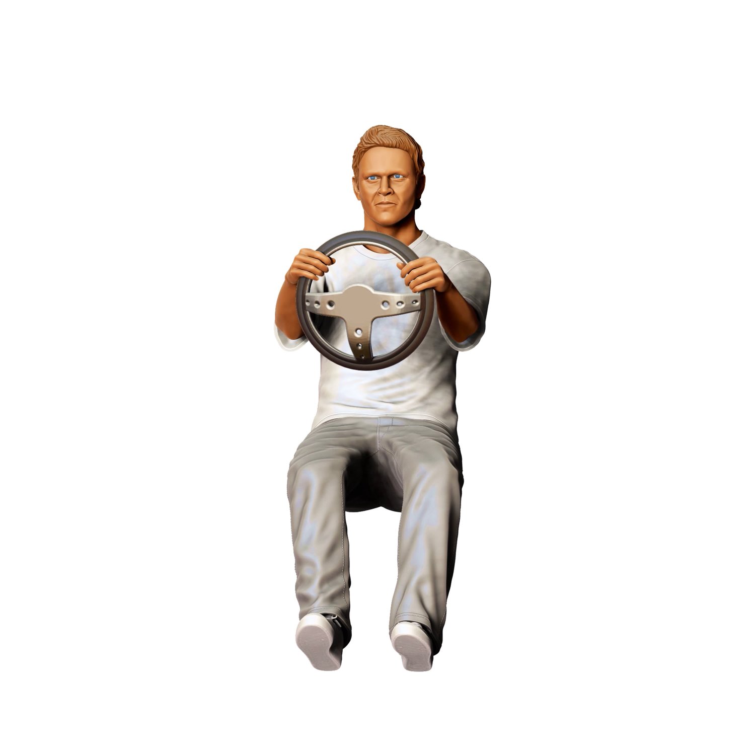 3DP Miniatures, Fast and Furious Sitting Brian OConner, STL Files, 3D Printable Files