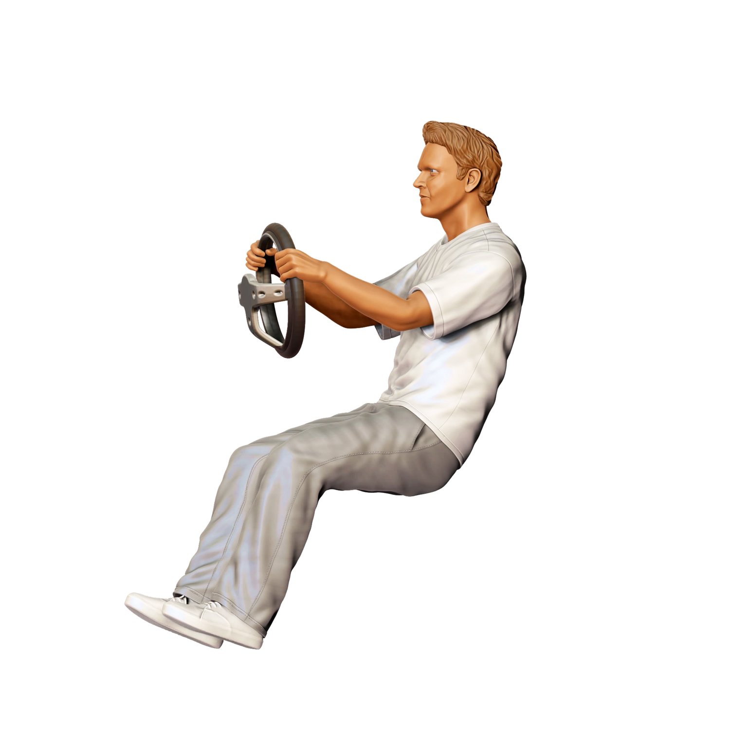 3DP Miniatures, Fast and Furious Sitting Brian OConner, STL Files, 3D Printable Files