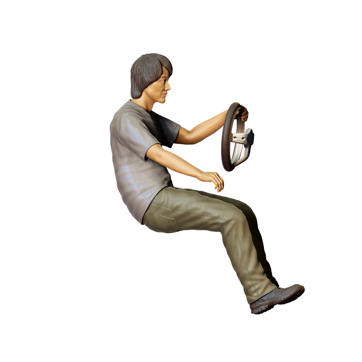 3dp Miniatures, Fast and Furious Sitting Han Lue, STL Files, 3D Printable Files