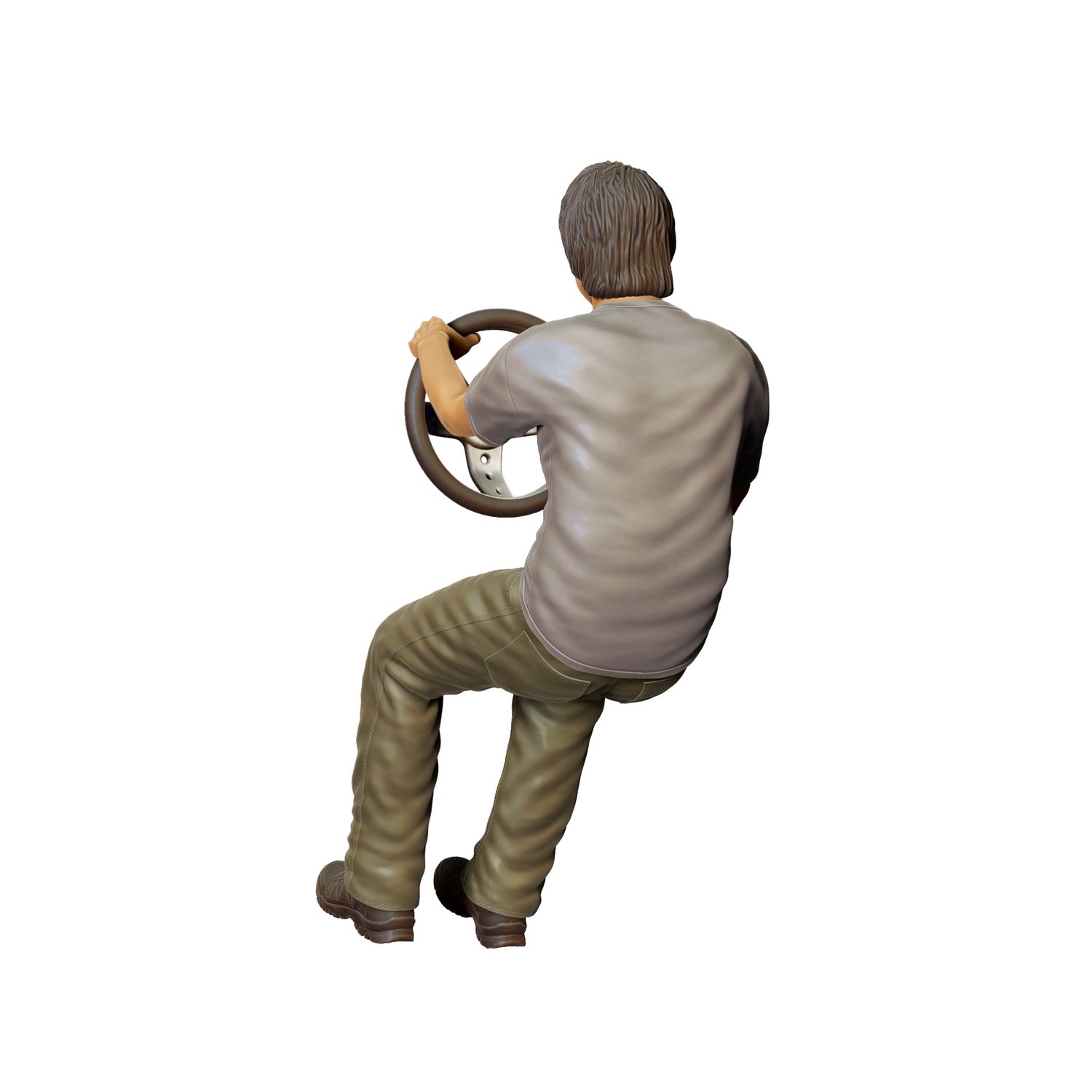 3dp Miniatures, Fast and Furious Sitting Han Lue, STL Files, 3D Printable Files