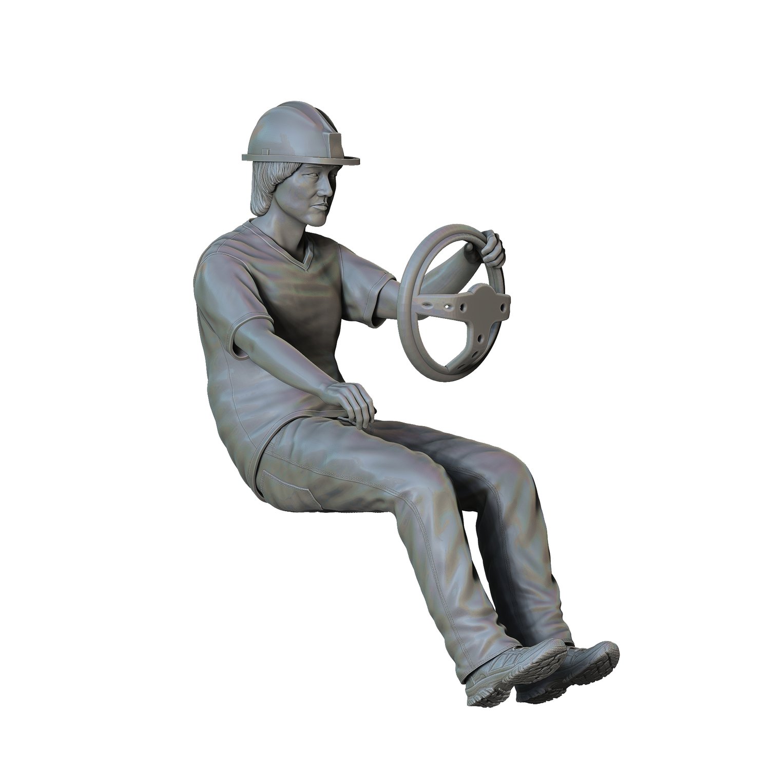 3dp Miniatures, Fast and Furious Sitting Han Lue, STL Files, 3D Printable Files
