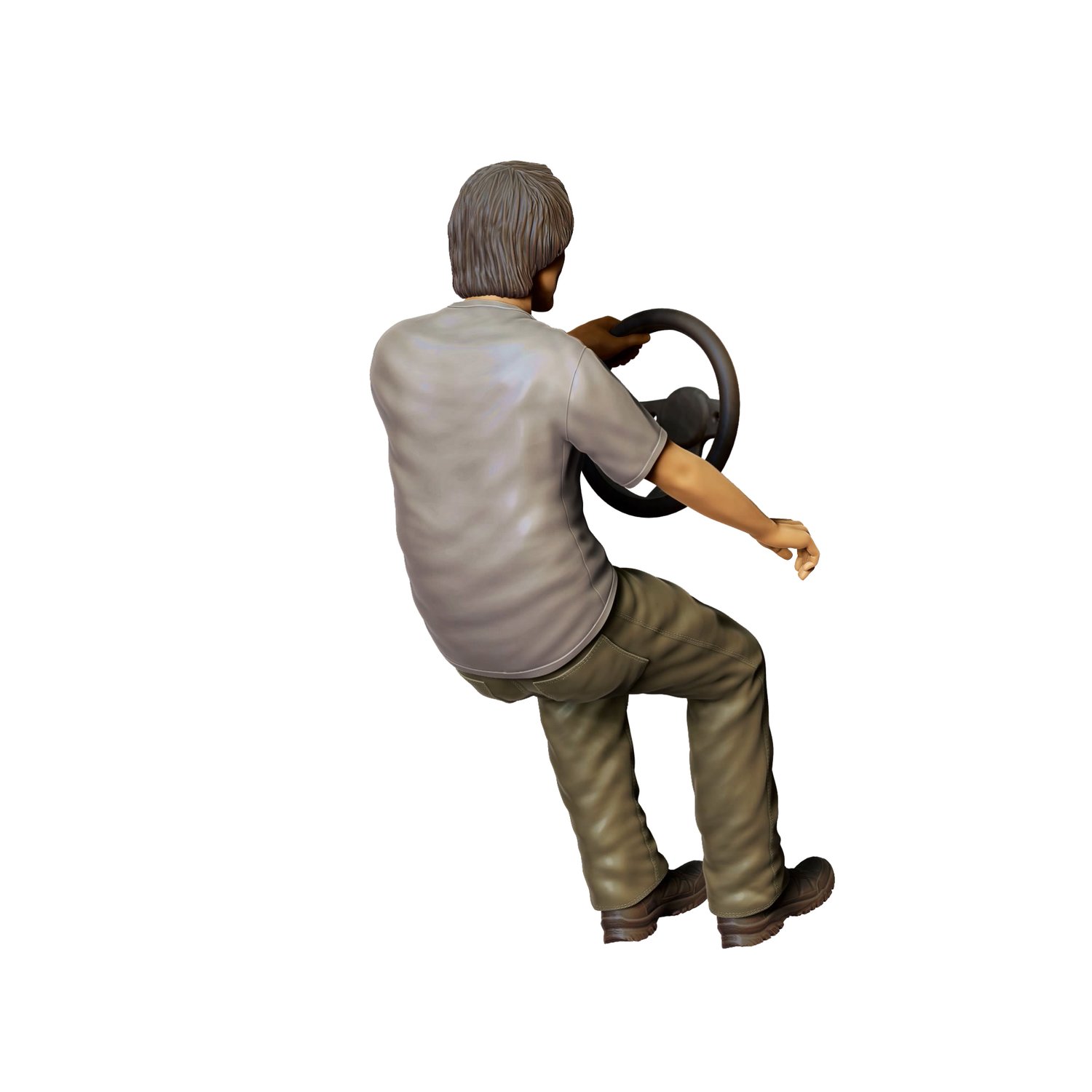3dp Miniatures, Fast and Furious Sitting Han Lue, STL Files, 3D Printable Files