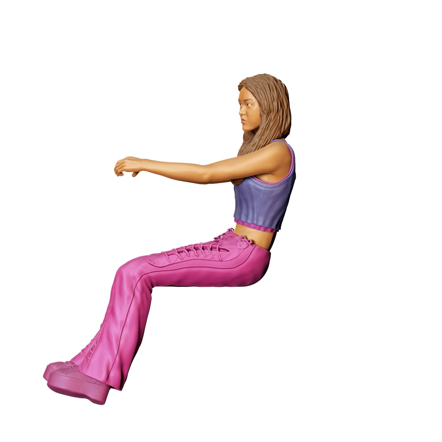 3dp Miniatures, Fast and Furious Sitting SUKI, STL Files, 3D Printable Files