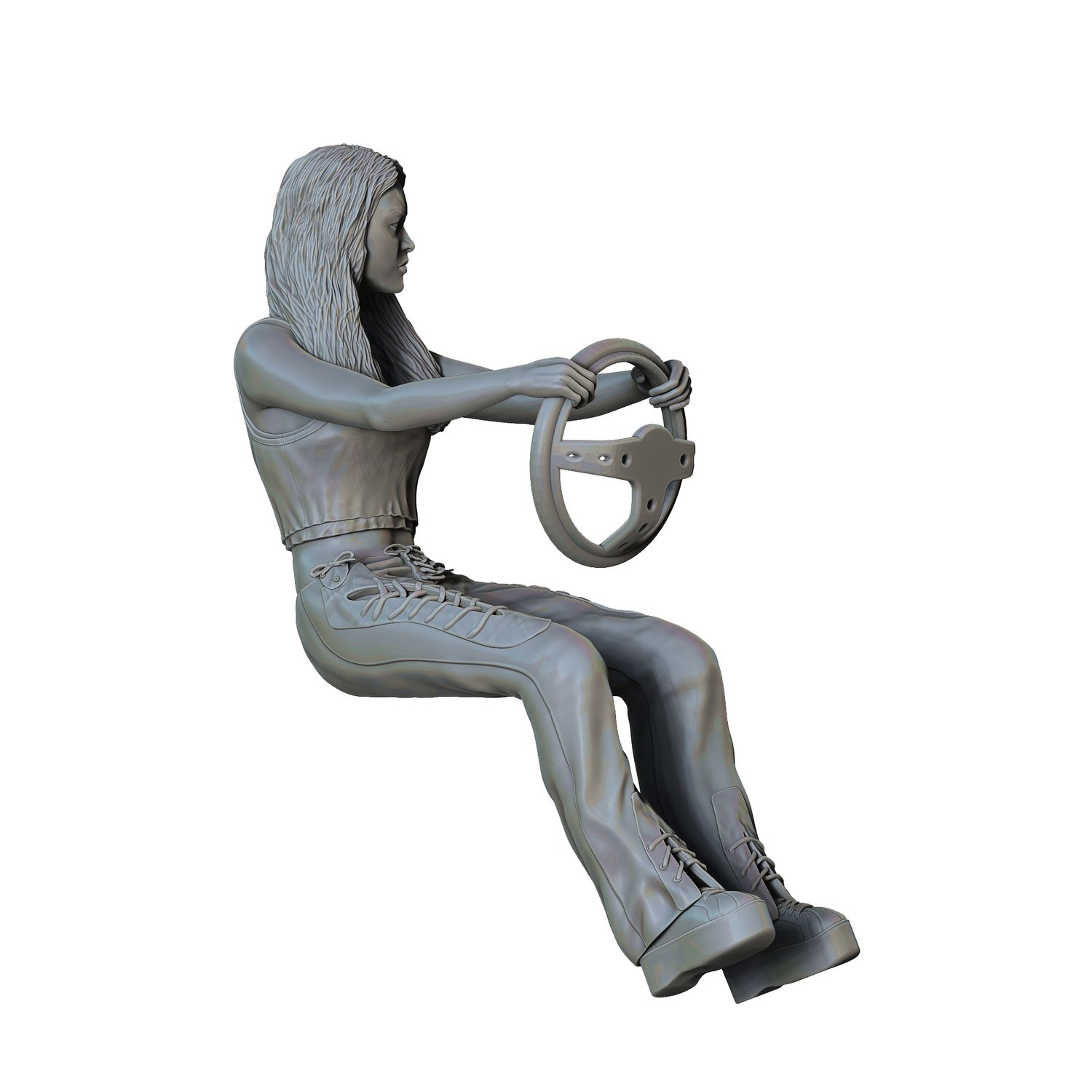 3dp Miniatures, Fast and Furious Sitting SUKI, STL Files, 3D Printable Files