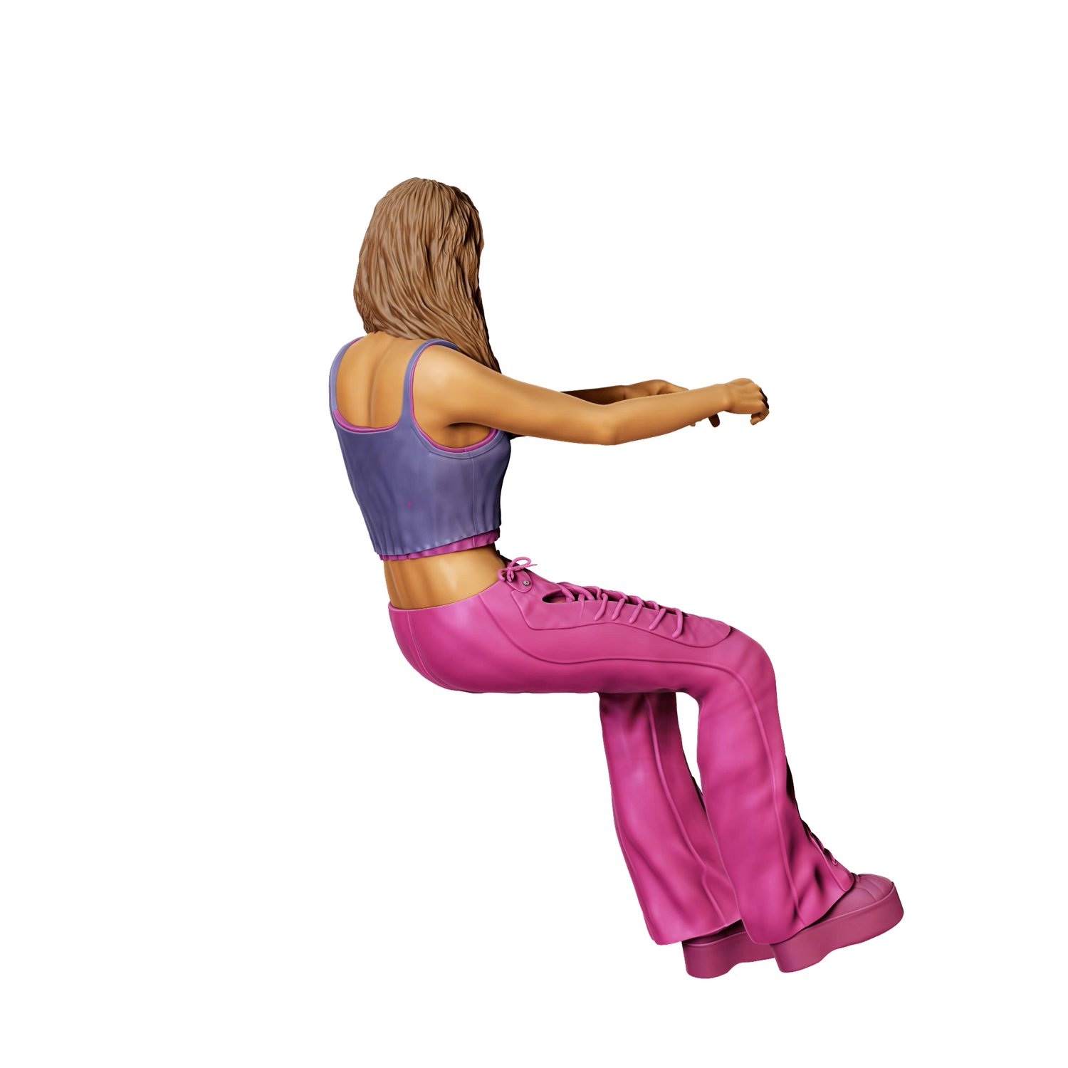 3dp Miniatures, Fast and Furious Sitting SUKI, STL Files, 3D Printable Files