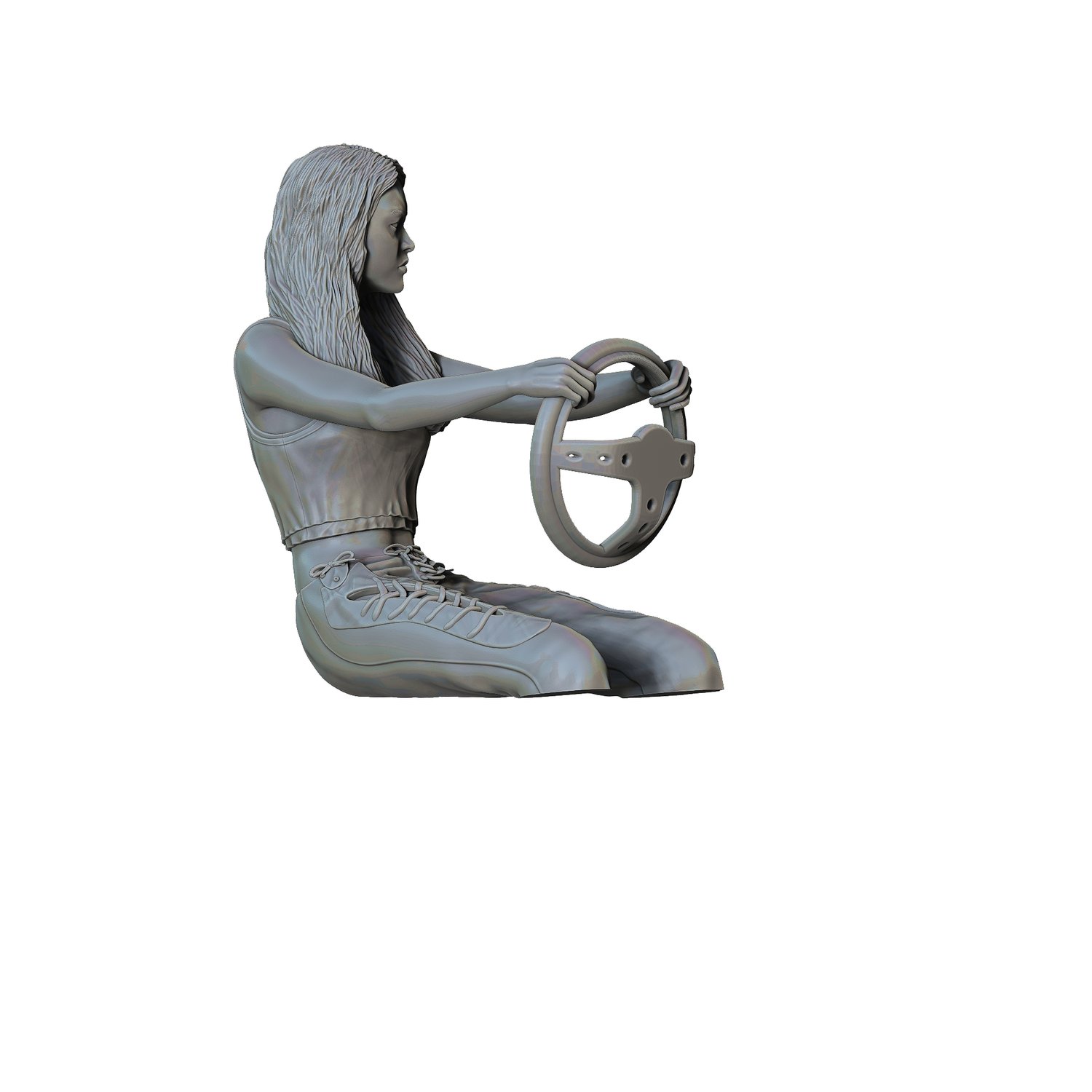 3dp Miniatures, Fast and Furious Sitting SUKI, STL Files, 3D Printable Files