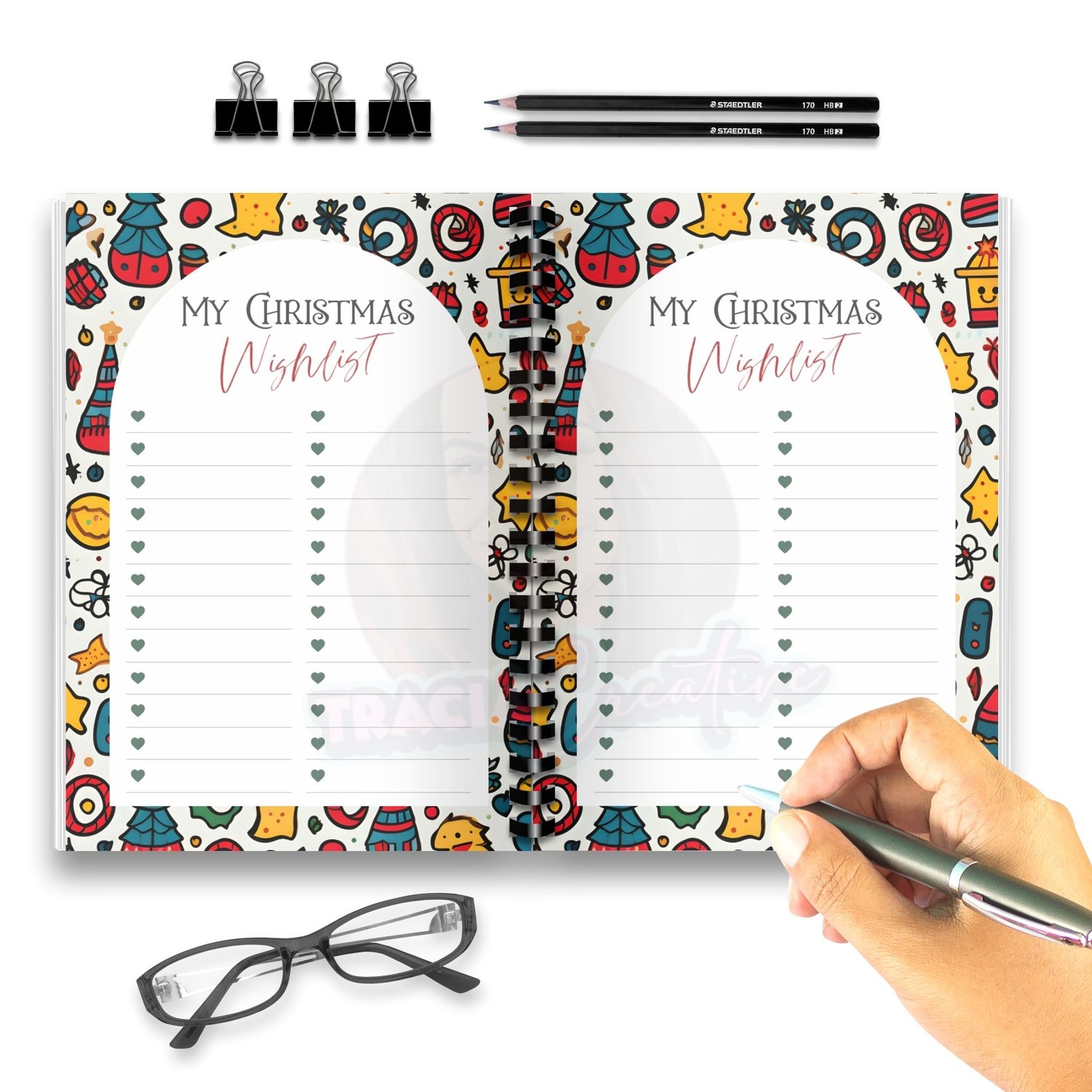 Printable Christmas Wishlist Checklist | A6 Planner Insert PDF