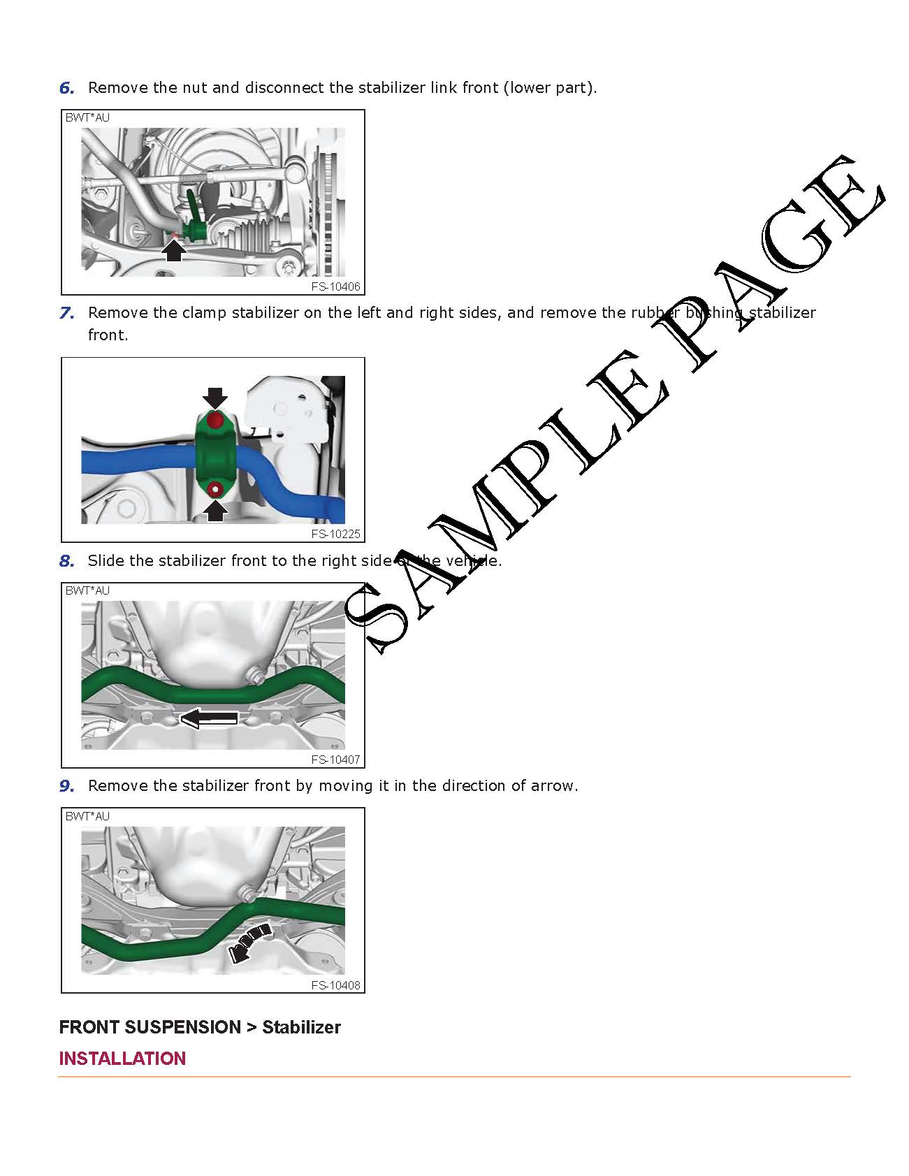 2013 Subaru Outback & Subaru Legacy Factory Repair Service