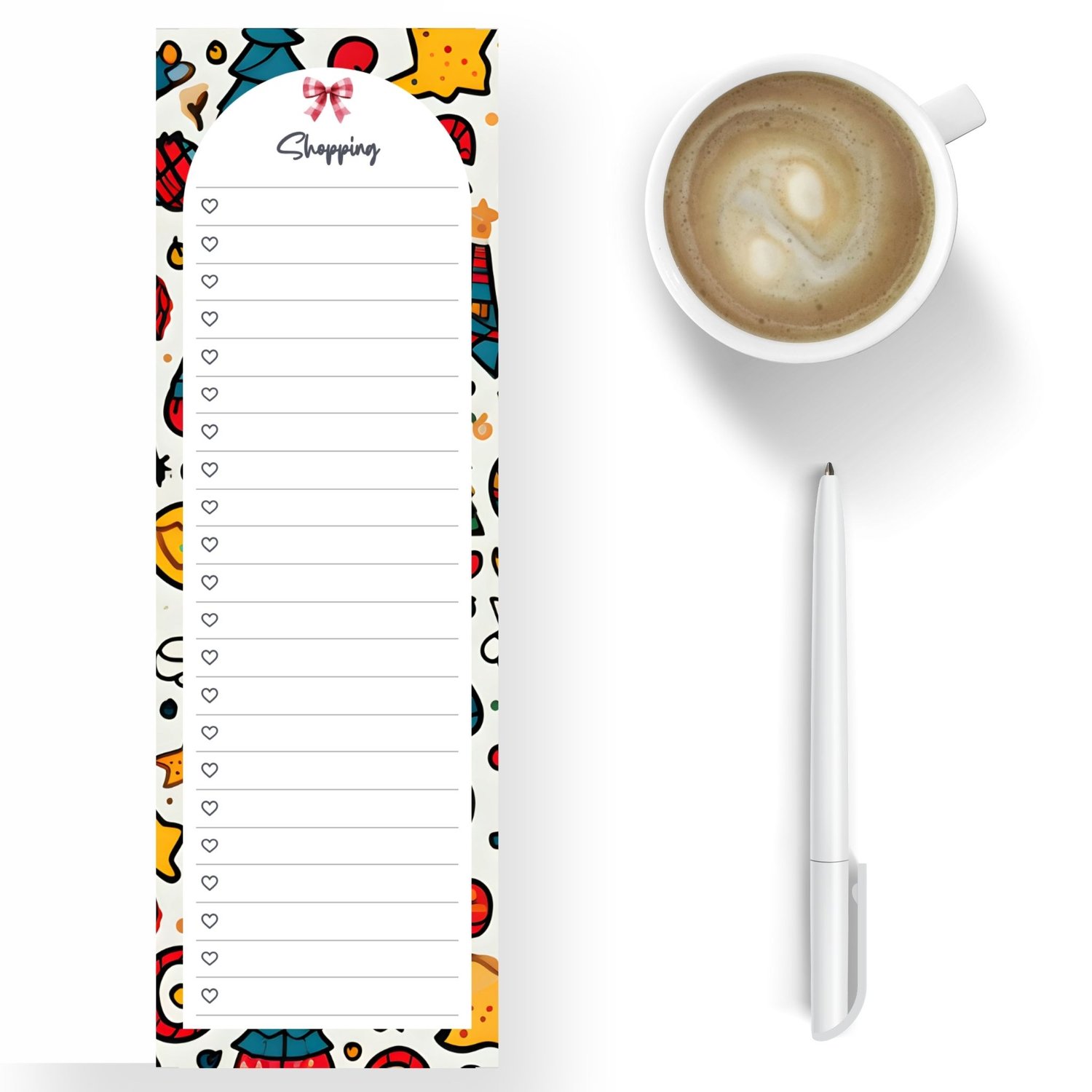 Christmas Meal Plan & Shopping List | Half Page A5 Planner Insert PDF
