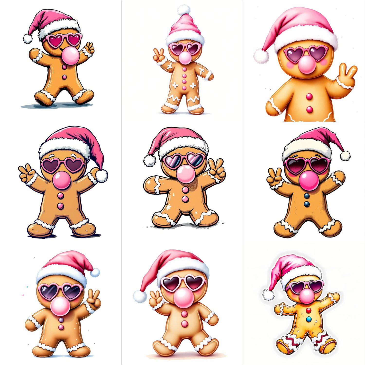 Christmas graphics, festive images, holiday designs, free Christmas images, Christmas clipart, quirky Christmas art, Christmas decorations, gingerbread cookies, sublimation images, Cariad Dzine design