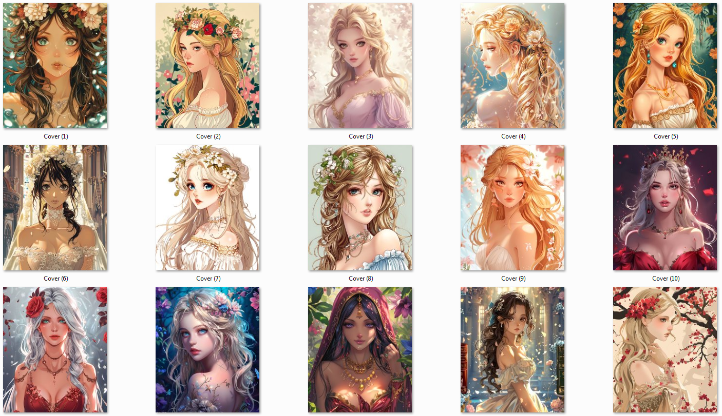 Anime Princess Coloring Pages