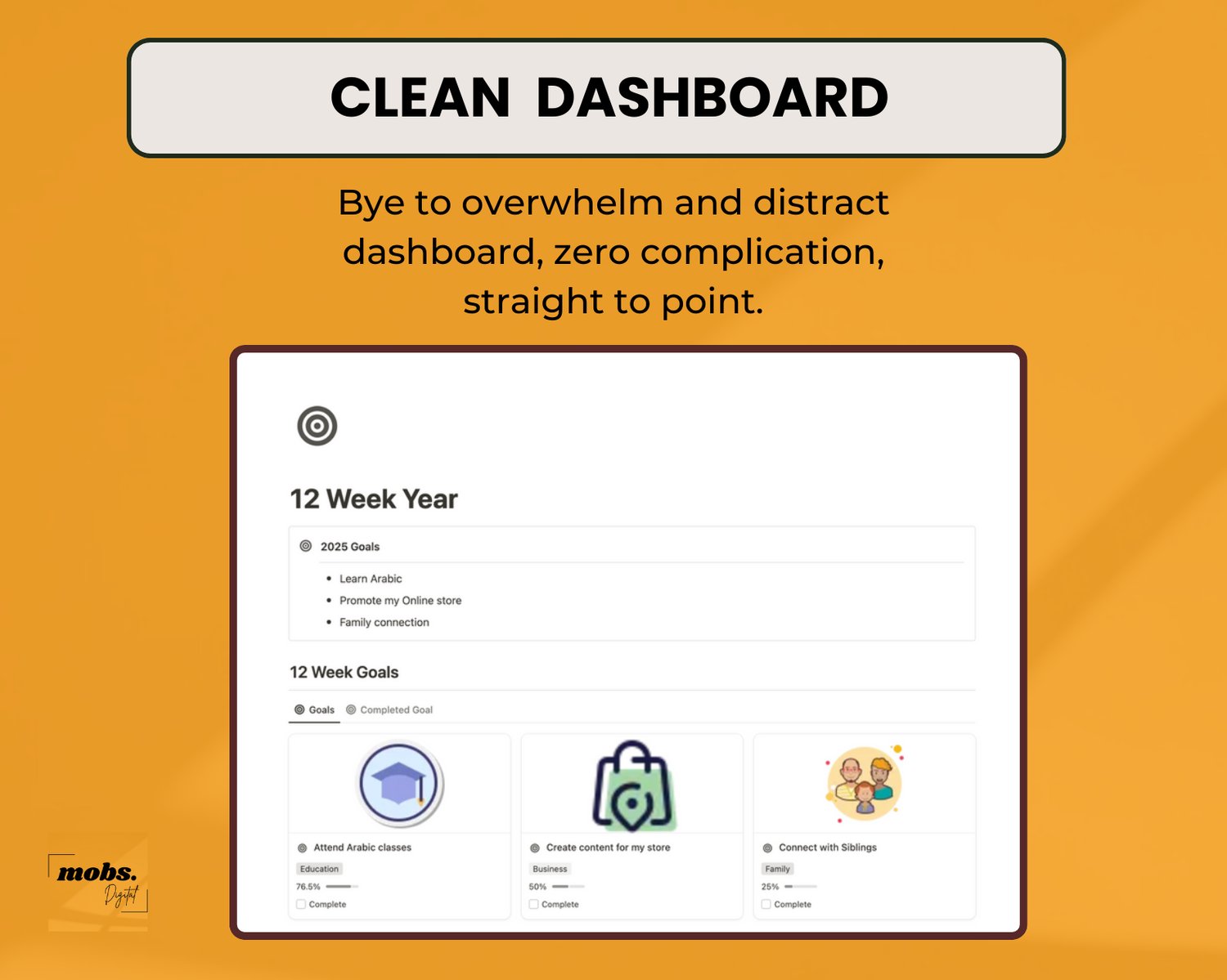 12-Week Year Notion Template